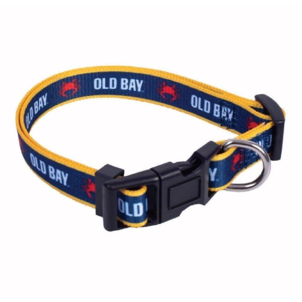 Old Bay Logo Dog Collar - NEW Fast Ship